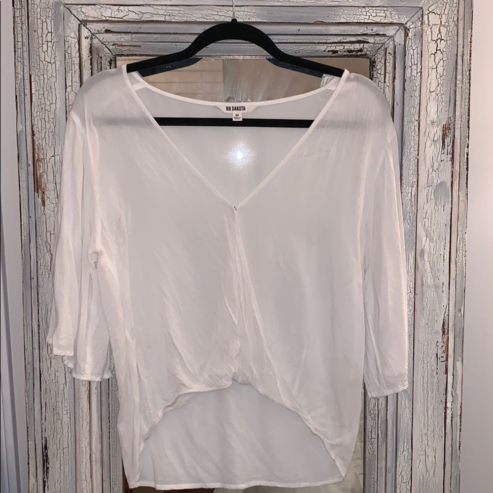 BB Dakota white blouse- Medium